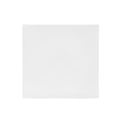 White square box. High resolution isolated white