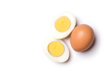 egg on white background
