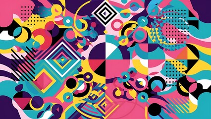 Fototapeta premium Abstract background. Colorful vector.