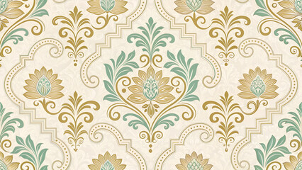 Damask background pattern for your design