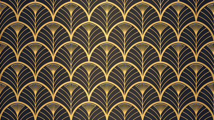 Art Deco Background Pattern - Seamless Pattern For Your Design