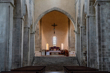 Fossacesia, Abruzzo. Abbey of San Giovanni in Venere
