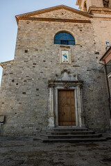 Naklejka premium Guardialfiera, Molise. Ancient Cathedral of Santa Maria Assunta