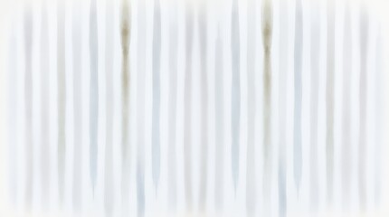 Obraz premium aluminum wall with vertical lines. Soft, translucent washes are used to depict a dent and shadow in the bottom left. Cool, muted tones