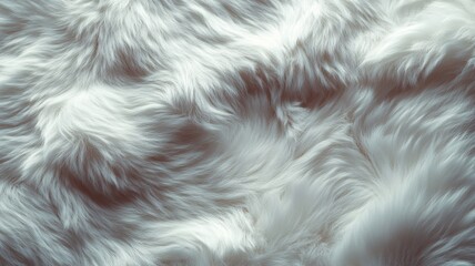 white fur textured background