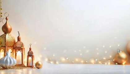 Ramadan Kareem background and banner design.