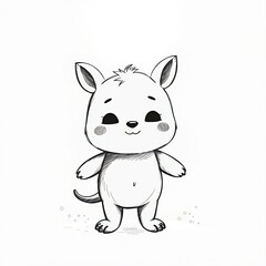 Obraz premium cartoon cat