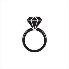 diamond ring vector