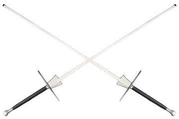 Old foil sword medieval weapon knight equipment