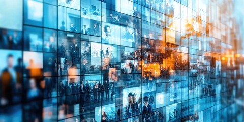 Social networks, the Internet, and the cyber community for communication innovation, or a matrix web system.