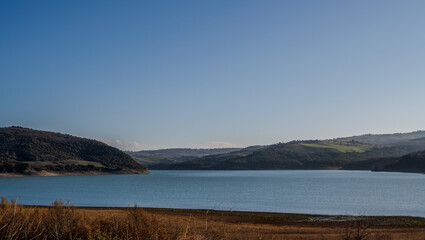 The Guardialfiera or Liscione lake, Molise