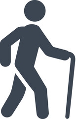 Walking Aid Icon