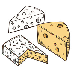 Cheese design art and illustrator eps