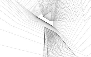 abstract lines background vector 3d illustration 