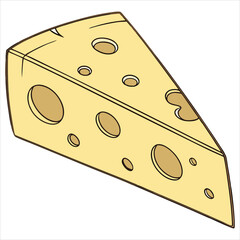 Cheese design art and illustrator eps