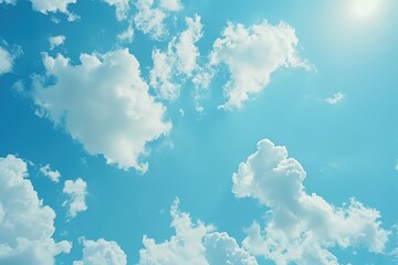 Fototapeta premium Free photo of blue sky with cloud 