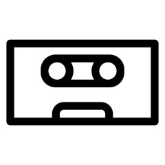 Obraz premium music tape icon