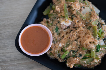 Pork Thai sukiyaki, Stir fried Thai style sukiyaki or stir fried vermicelli with pork and vegetables in sukiyaki