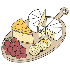 Cheese design art and illustrator eps