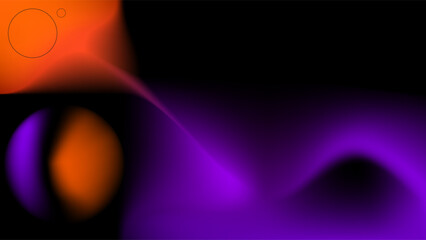 ABSTRACT DARK BACKGROUND ELEGANT GRADIENT MESH ORANGE PURPLE SMOOTH COLOR DESIGN VECTOR TEMPLATE GOOD FOR MODERN WEBSITE, WALLPAPER, COVER DESIGN 