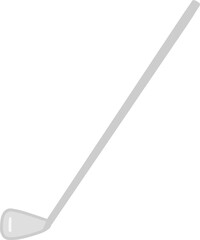 handdraw sport equipment iron golf club illustration