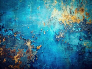 Grunge Blue Gradient Texture Aerial Photography Background