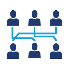 Cross-Functional Team – Diverse Group Representing Collaboration Vector Illustration