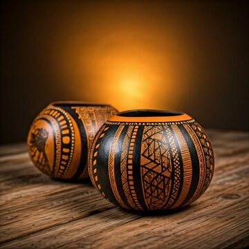 traditional wooden craft from south African tribes