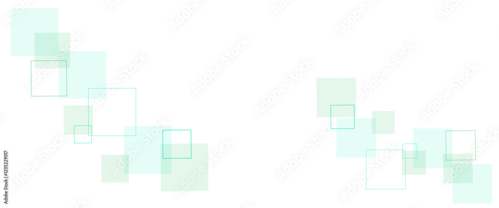 Aufkleber vector geometric abstract of green circle background template.