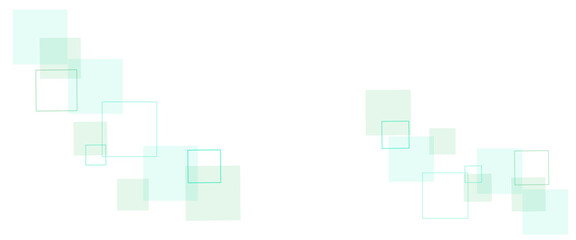 Vector geometric abstract of green circle background template.