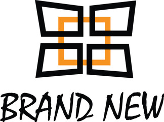 Obraz premium rectangle logo design 