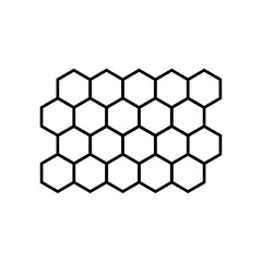Hexagonal shape pattern