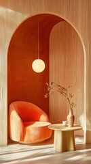 Adaptive seating arrangement in collaborative space soft lighting various chair styles medium angle view