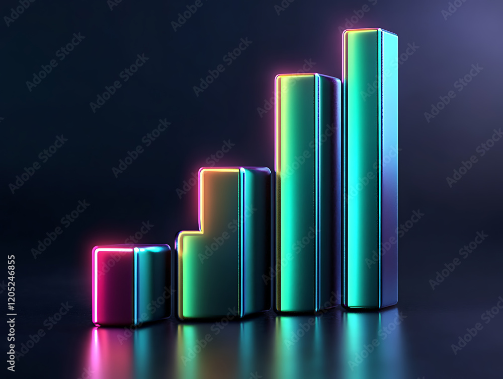 Aufkleber analyzing growth trends in data visualization business sector digital content modern environment aer