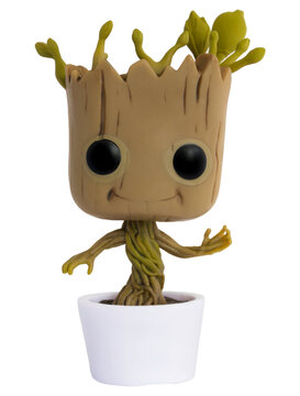 Dortmund - Deutschland 18. Januar 2025 Funko Pop Figur Groot - Studio Aufnahme