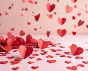 Happy valentine's day background Poster or banner design