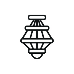Chandeliers icon vector design templates simple and modern