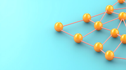 Obraz premium Exploring graph theory concepts with 3d network models digital environment visual representation educational perspective