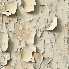 Obraz premium Cracked Paint Texture: An Abstract Study of Flaking and Peeling Surfaces, Showing Age and Decay Processes. Ideal for Backgrounds and Design Projects.