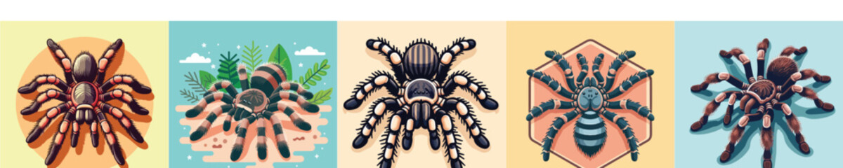 Spider vector collection