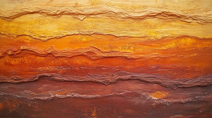 Obraz premium The warm hues of sunset creating a glowing texture on desert sands