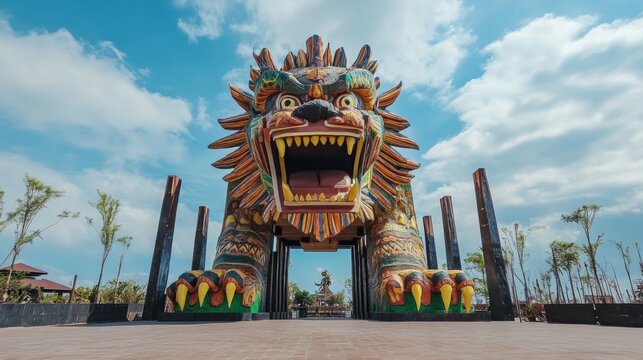 Reog Ponorogo is a traditional art from East Java, Indonesia
