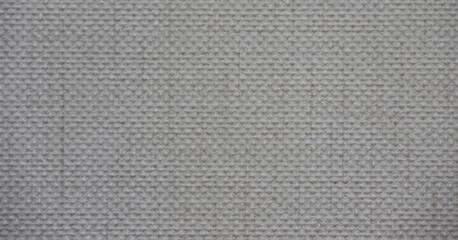 Gray fabric background and texture with copy space, view from above