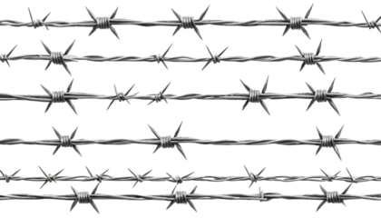 Set of barbed wires Png Image