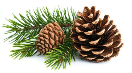 Pine cone on the grass