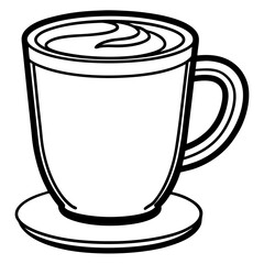 Simple Coffee Cup Vector Illustration