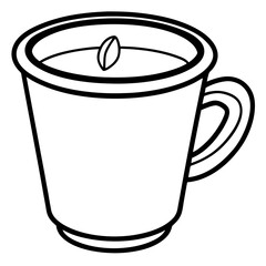 Simple Coffee Cup Vector Illustration