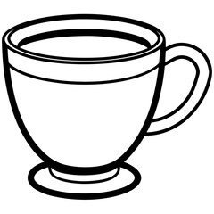 Simple Coffee Cup Vector Illustration