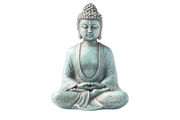 Obraz premium A serene image of a Buddha statue conveying tranquility and mindfulness, perfect for meditation and spiritual themes.