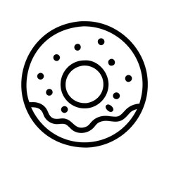 illustration of a donut icon